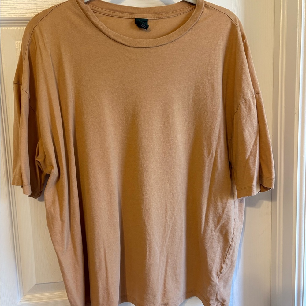 Wild Fable Women’s Beige Short Sleeve Tee